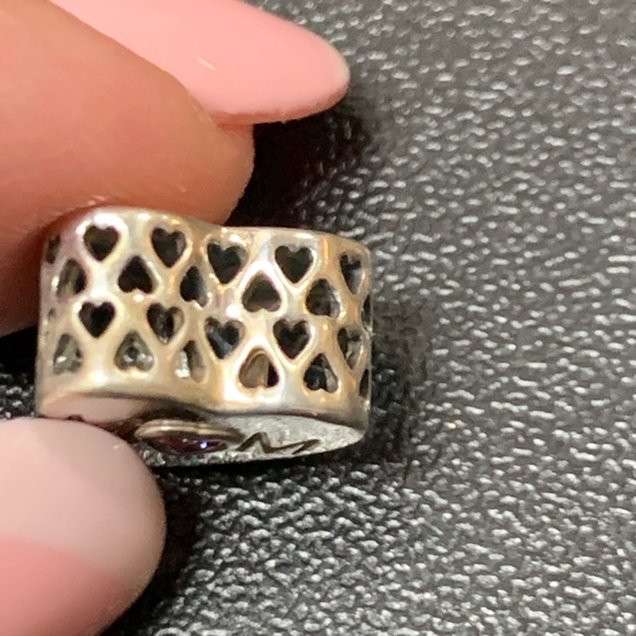 Pandora original Mother’s Heart charm with Pink - Picture 4 of 7